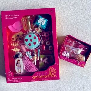 2021 Our Generation R.S.B. Me Party Planning Set & Fine in Floral Accessory Set